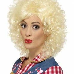 Smiffys Rodeo Doll Wig, Blonde