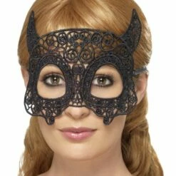Smiffys Filigree, Lace Devil Eyemask