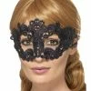 Smiffys Masquerade Filigree, Lace Floral Mask
