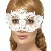 Smiffys Masquerade Filigree, Lace Floral Mask