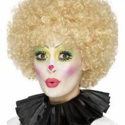 Smiffys Clown & Circus Clown Ruffle Black