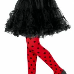 Smiffys Childs, Ladybird Tights Halloween Hosiery
