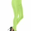Smiffys 80's Spandex Leggings Neon Green