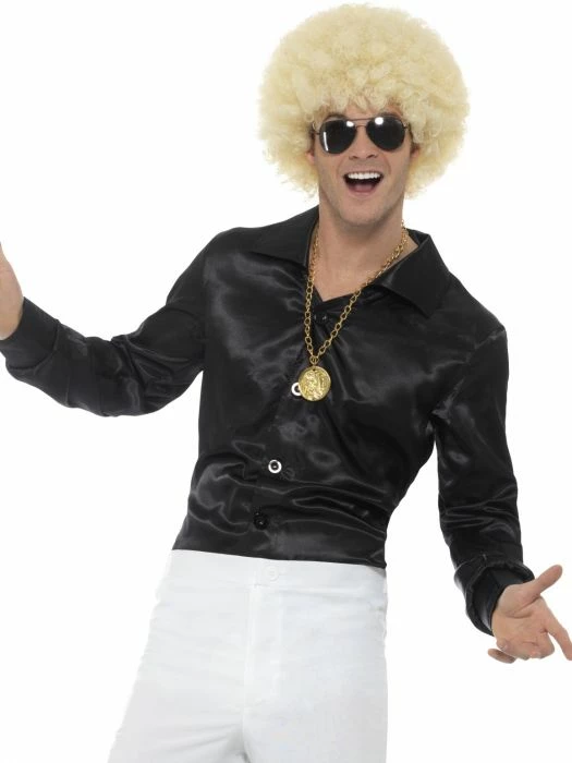 Smiffys 60's Shirt Black Male Costumes 1 Smiffys 60's Shirt Black Male Costumes