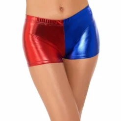 Smiffys Miss Jester Whiplash Shorts Halloween Hosiery