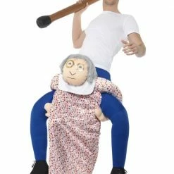 Smiffys Piggyback Grandma Funny, Stag
