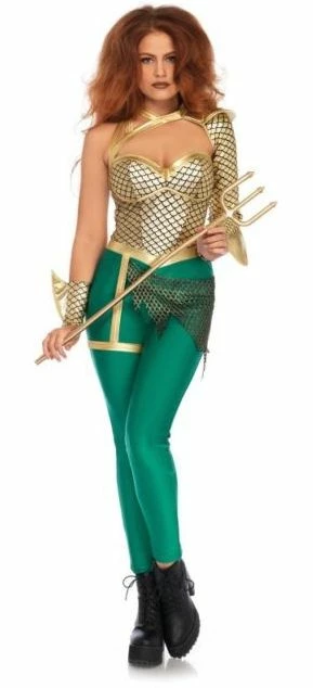 Leg Avenue Female Costumes Aqua Warrior 1 Leg Avenue Female Costumes Aqua Warrior