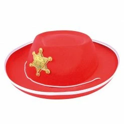 Bristol Cowboy Hat, Child, Red