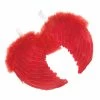 Bristol Fairies & Angels Feathered Angel Wings, Red