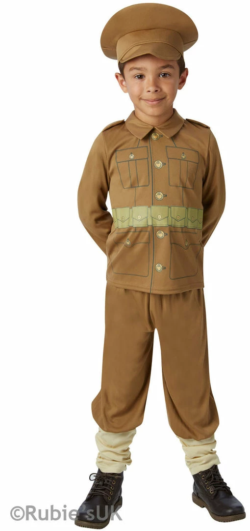 Rubies WW1 Soldier Kids Costumes All 1 Rubies WW1 Soldier Kids Costumes All