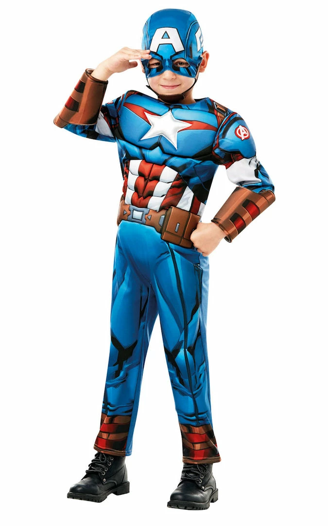 Rubies Captain America, Deluxe, Tween 1 Rubies Captain America, Deluxe, Tween