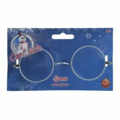 Smiffys Glasses Santa, Wire Framed Specs