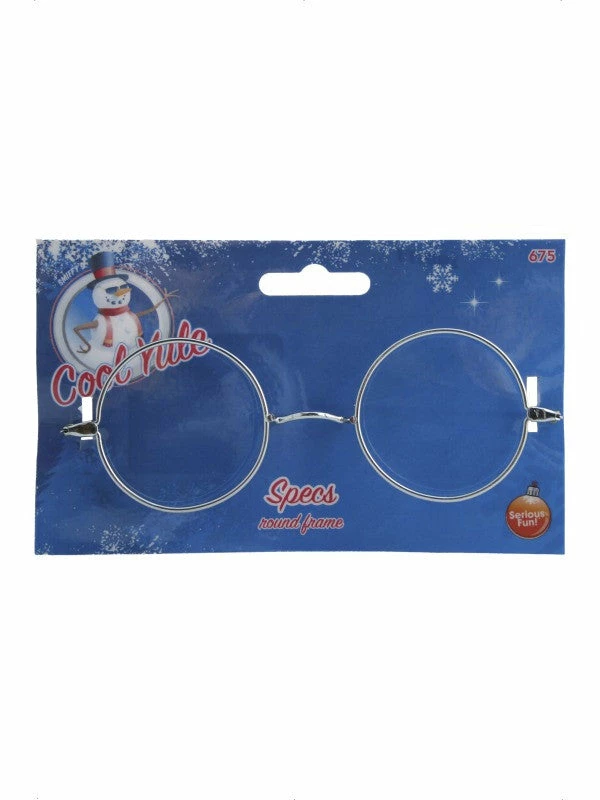Smiffys Glasses Santa, Wire Framed Specs 2 Smiffys Glasses Santa, Wire Framed Specs