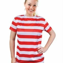 Bristol Teachers Costumes Striped Wally Top Ladies