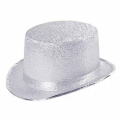 Bristol Lurex, Top Hat, Silver