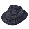 Bristol Glitter Trilby, Black 1920's & 30's