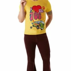 Rubies I Love The 70's Tee Shirt, Male Male Costumes