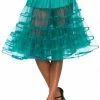 Leg Avenue Knee Length Petticoat, Jade