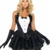 Leg Avenue Female Costumes Tux & Tails Bunny