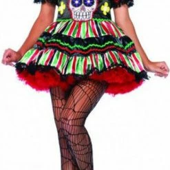 Leg Avenue Female Costumes Day Of The Dead Doll