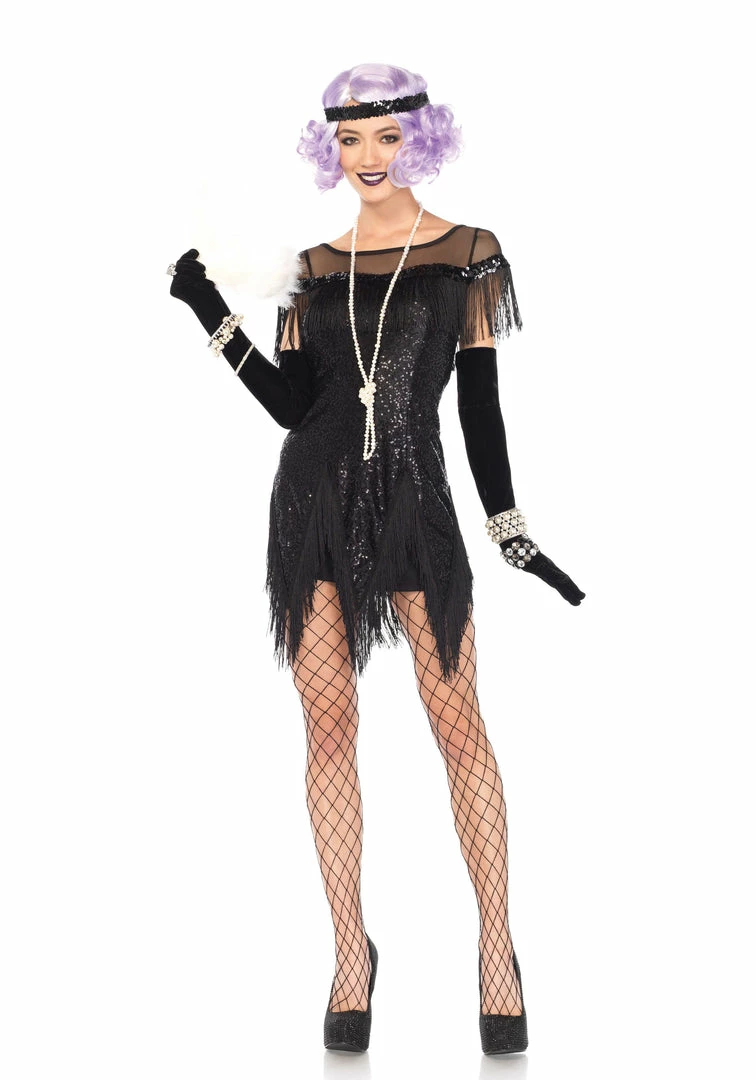 Leg Avenue Foxtrot Flirt, Black Female Costumes 1 Leg Avenue Foxtrot Flirt, Black Female Costumes