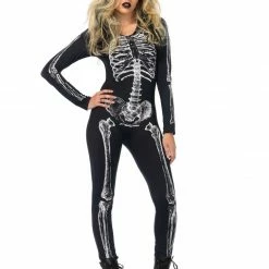 Leg Avenue X-Ray Skeleton Catsuit Female Costumes