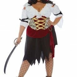 Leg Avenue Female Costumes High Seas Wench, Full Figure
