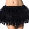Leg Avenue Lace Trimmed Petticoat Black Tu Tu's