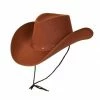 Wicked Wild West Texan Cowboy Hat, Brown