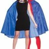 Wicked Super Hero Cape - Mask, Blue Capes