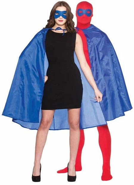 Wicked Super Hero Cape - Mask, Blue Capes 1 Wicked Super Hero Cape - Mask, Blue Capes