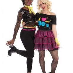 Bristol 1980's & 90's 80's Neon Scarf, Yellow