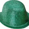 Bristol Glitter Green Plastic Bowler