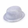 Bristol Bowler Hat Bowler, Lurex Silver