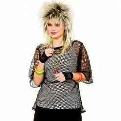 Wicked Female Costumes Black Mesh Top