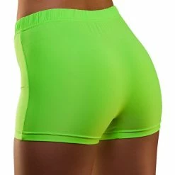 Wicked 1980's & 90's 80's Hot Pants, Neon Green