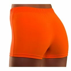 Wicked 1980's & 90's 80's Hot Pants, Neon Orange
