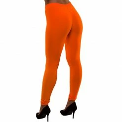 Wicked 80's Leggings, Neon Orange 1980's & 90's