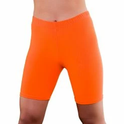 Wicked 80's Cycle Shorts, Neon Orange 1980's & 90's