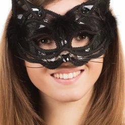 Bristol Black Lace Cat Masquerade