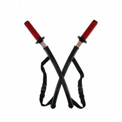 Wicked Halloween Accessories Ninja Swords, Double