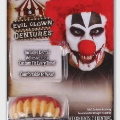 Wicked Big Bubba Dentures - Killer Clown Halloween Accessories