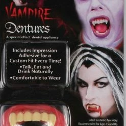 Wicked Halloween Accessories Big Bubba Dentures - Vampire Teeth