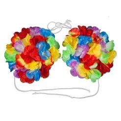 Wicked Hawaiian Flower Bra, Large