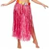 Wicked Female Costumes Hula Skirt Pink, Plus Size