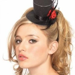 Leg Avenue Leg Ave, Rose Petite Glitter Top Hat 1940's & 50's