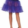 Leg Avenue Tu Tu's Shimmer, Knee Length Petticoat, Grape