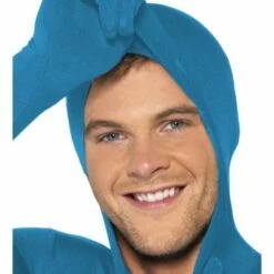 Smiffys Second Skin, Blue