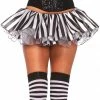 Leg Avenue Striped Satin And Chiffon Tutu