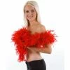 Wicked Boa, Feathered, Red 1920's & 30's